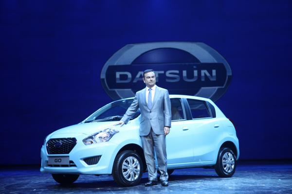 Nissan showcases the Datsun 'Go' hatchback in India
