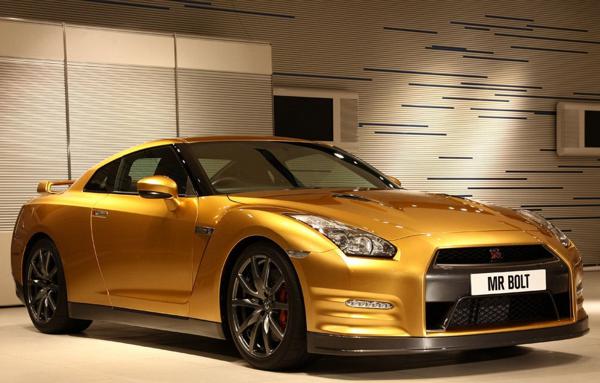 Nissan to get 'Bolt'ed, set to auction gold painted GT-R 