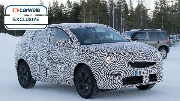 Opel Grandland X spied with extensive camouflage