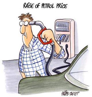 Petrol sees yet another price increase of Rs. 1.63