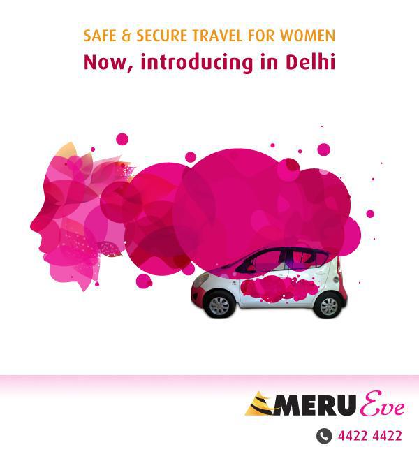 Pinkify your rides with Meru's eve cabs, for the safety of women