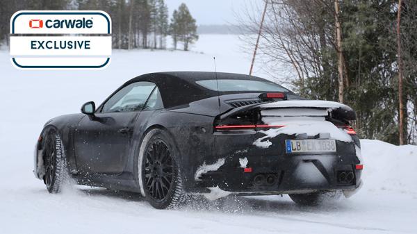 Porsche tests their all new 911 Cabriolet in cold weather conditions
