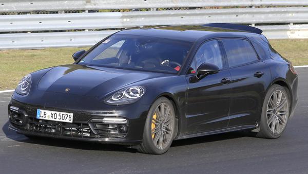 Porsches Panamera wagon spotted testing
