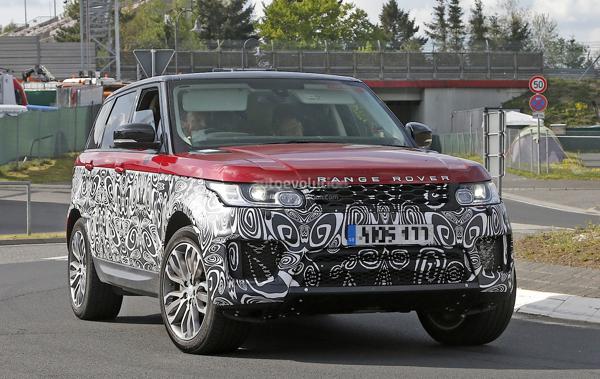  Range Rover Sport facelift spied