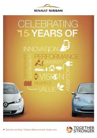 Renault-Nissan alliance marked by 15th Anniversary celebration
