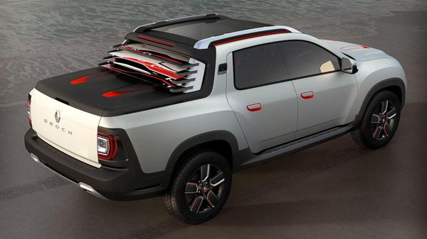 Renault unveils Duster Oroch Concept in 2014 Sao Paulo Motor Show in Brazil