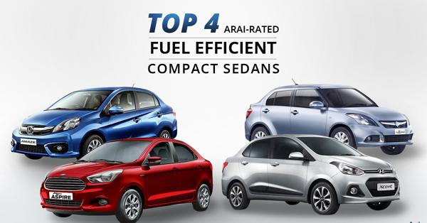 Top 4 most fuel efficient compact sedans