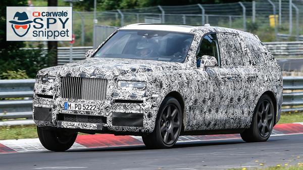 Rolls Royce takes its Cullinan to the Nurburgring for tests