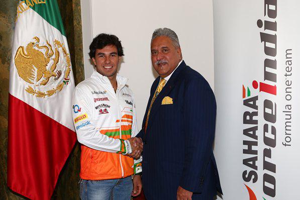Sergio Perez to partner Nico Hulkenberg for Sahara Force India in 2014