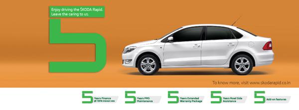 Skoda India introduces the Rapid '5X5 Experience' package