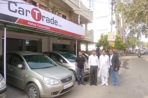 Sumit Jain, Abhay Jain and Padamchand Jain (left to right) of Abhay Motor Corp