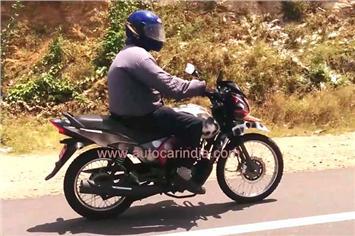 TVS Adventure spotted undergoing tests at a developmental stage