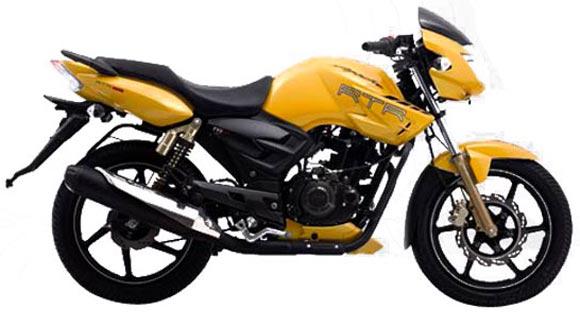 TVS RTR 180 cc and 250 cc to be launched by 2014-end and January 2015, respectively