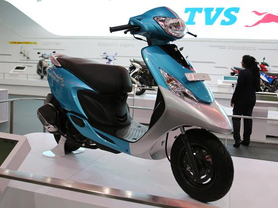TVS Scooty Zest unveiled at Auto Expo 2014