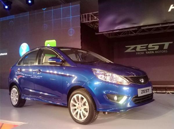 Tata exhibits Zest compact sedan at Geneva Motor Show 2014