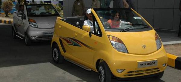 Gujarat transforms Tata Nano into an open-top beach car