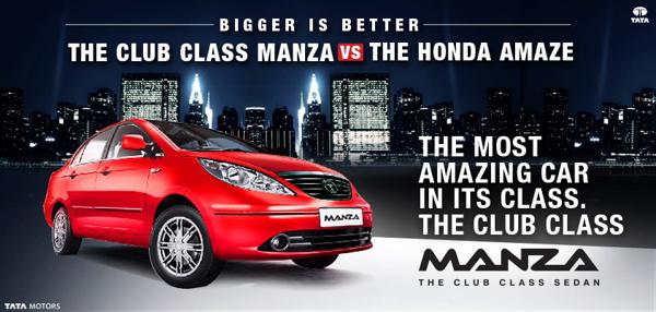 Tata wants you to compare Manza with Amaze