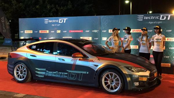 Tesla Model S readied for the Electric GT race series
