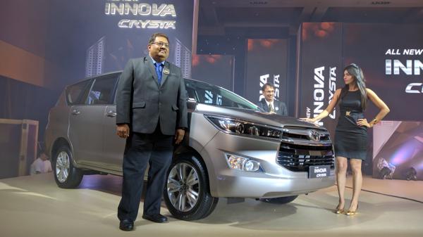 Toyota Innova Crysta launched in Mumbai at Rs 13.84 lakh