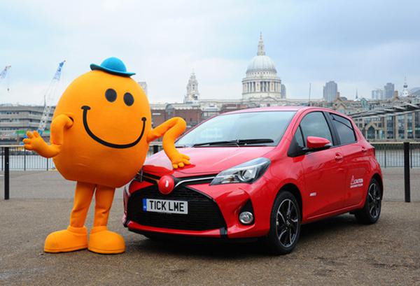 Toyota launches world's first 'giggling' car with a 'TICK LME' number plate