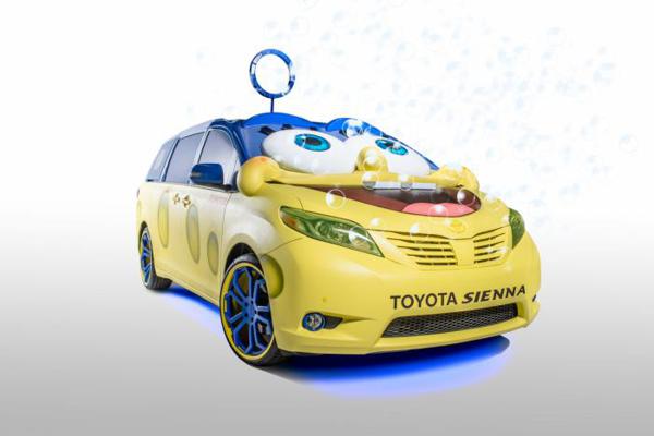 Toyota showcases SpongeBob Sienna minivan at Los Angeles Auto Show  