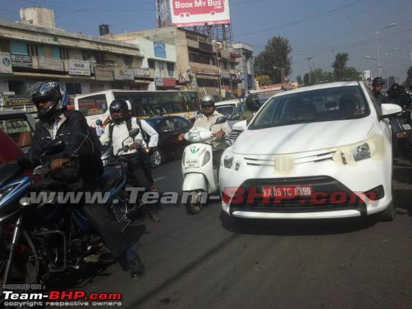 Upcoming Toyota Vios spotted undergoing test in India, launch likely to happen soon