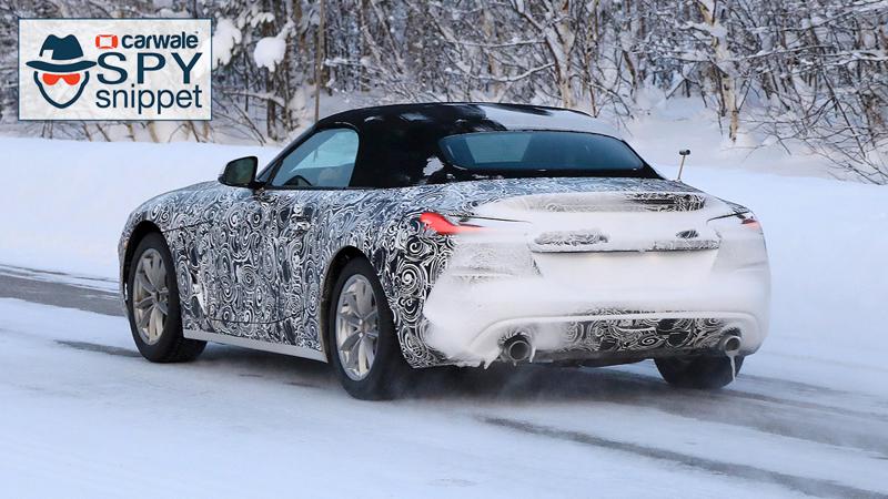 BMW Z4 spotted testing new Z4 in snow 