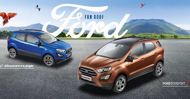 Ford launched the EcoSport S and Signature Edition in India