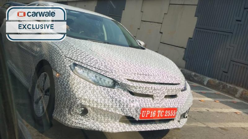 2019 Honda Civic spotted testing in Mumbai