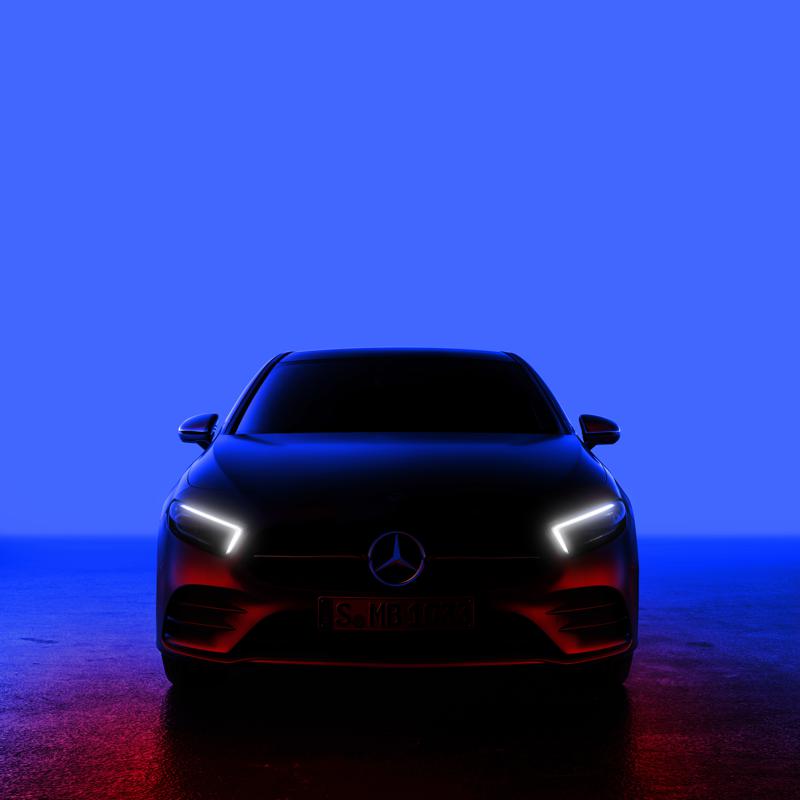 Mercedes-Benz teased the new A-Class ahead of 2 February reveal