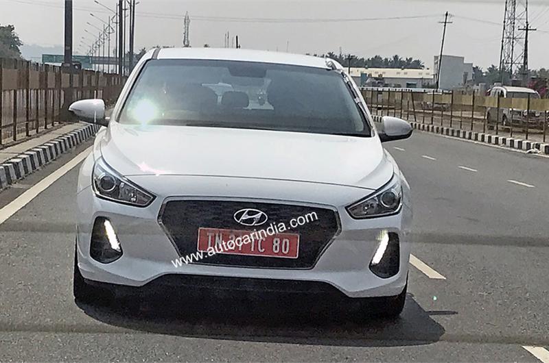 Hyundai i30 spotted testing on the Indian roads