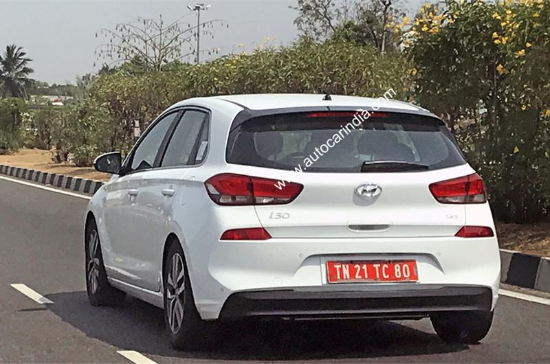 Hyundai i30 spotted testing on the Indian roads