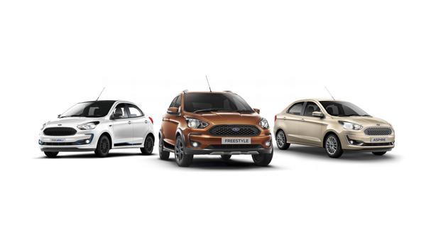BS6 Ford Aspire Figo and Freestyle launched
