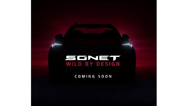 Kia Sonet front profile teaser