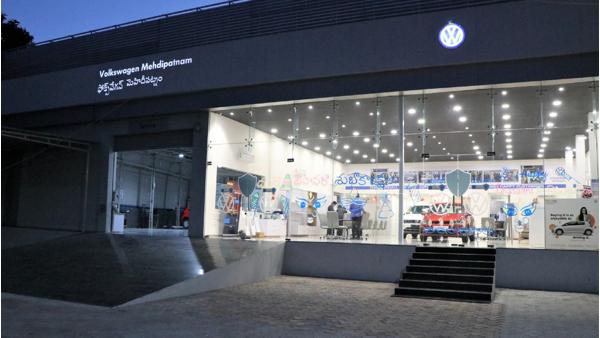 New Volkswagen showroom in Hyderabad